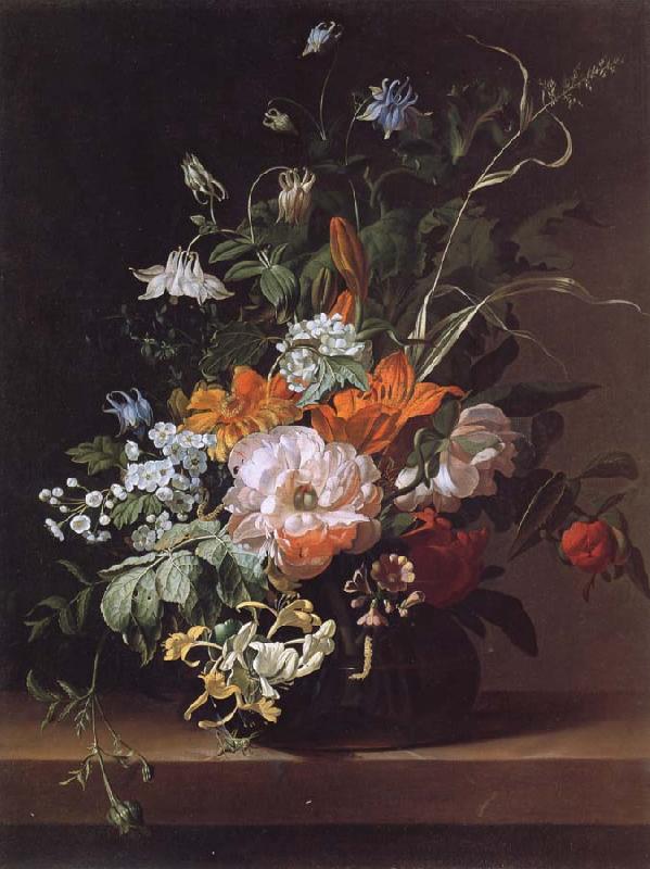 Rachel Ruysch Flowers in a Vase oil painting image